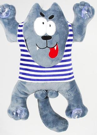 Мягкая игрушка сувенир "волк", 31см, 00284-131