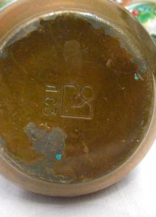 Набор жостово ссср чайник турка молочник сахарница роспись №305