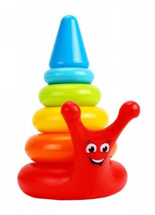 Розвиваюча іграшка технок пірамідка равлик, 5255