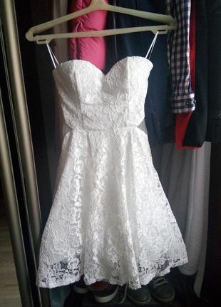 Весільна сукня коротка tally weijl2 фото