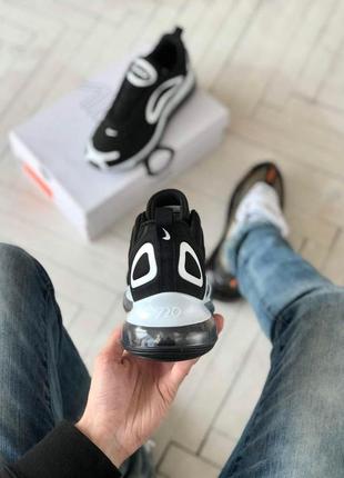 Мужские кроссовки nike air max 720 black white 40-42-44-454 фото