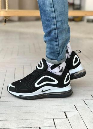 Мужские кроссовки nike air max 720 black white 40-42-44-459 фото