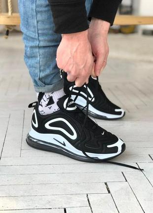 Мужские кроссовки nike air max 720 black white 40-42-44-453 фото