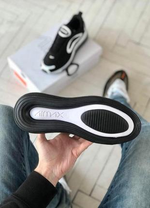 Мужские кроссовки nike air max 720 black white 40-42-44-455 фото