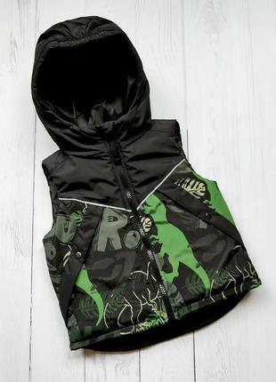 Крутая жилетка безрукавка из динозавры