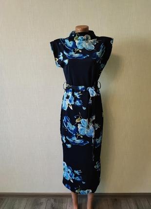 Плаття /shein/темно синє/розмір м