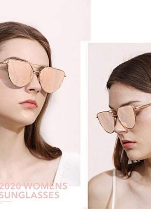 Жіночі поляризовані сонцезахисні окуляри «котяче око»  cgid *00174 фото