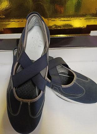 Geox туфли женские спорт  летние мокасины кросовки большой размер 40