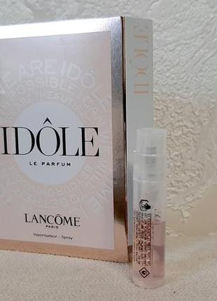 Lancome idole💥оригинал миниатюра пробник mini spray 1,2 мл книжка3 фото