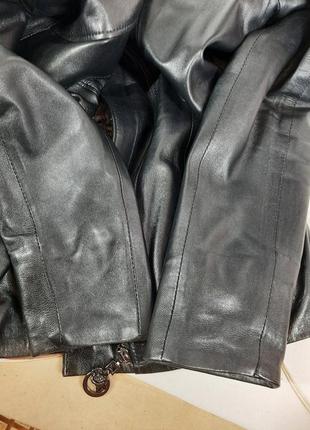 Стильна жіноча шкіряна курточка, куртка,  косуха, кожана курточка,  піджак, жакет9 фото