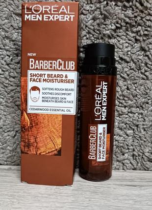 Увлажняющий гель для ухода за кожей лица и щетиной l'oreal paris men expert barber club moisturiser, 50 мл