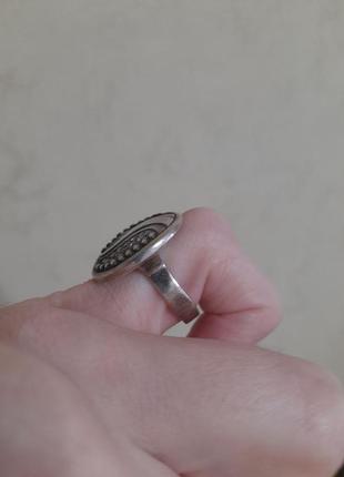 Кольцо серебро 18,53 фото