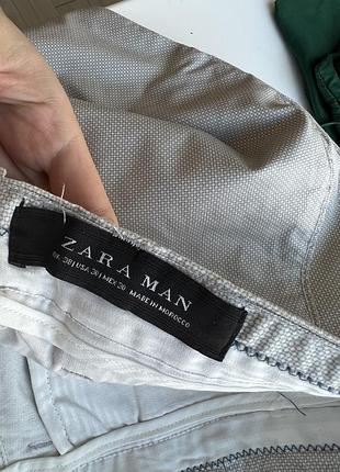 Брюки с геометрическим принтом zara man