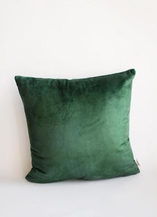 Набір декоративних подушок 2 шт, зелені подушки геометрія, чорно-білі-подушки