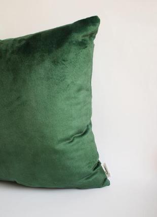 Набір декоративних подушок 2 шт, зелені подушки геометрія, чорно-білі-подушки