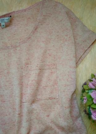 Нежно-розовая футболка new look2 фото