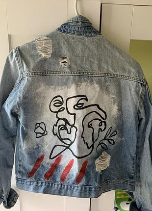 Вантажна джинсова куртка