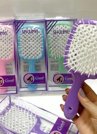 Гребінець janeke superbrush, cecilia hair brush модна щітка, расчёска для волос1 фото