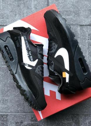 Кросівки nike off white air max 90 black