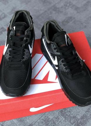 Кроссовки nike off white air max 90 black5 фото