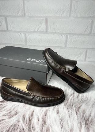 Чоловічі, шкіряні мокасини *ecco classic moc 2.0*