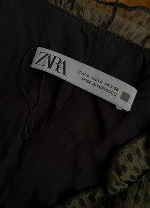 Платье zara хаки 7