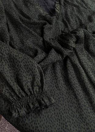 Платье zara хаки 5