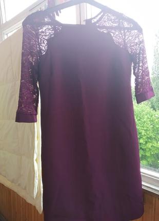 Сукня нова з біркою. розмір.колір зливу.прямого фасону ззаду видовжене!!!