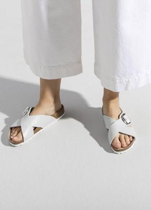 Birkenstock siena white шлепки