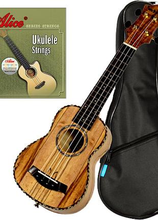 Укулеле osten urk921 21" сопрано + чохол + струни