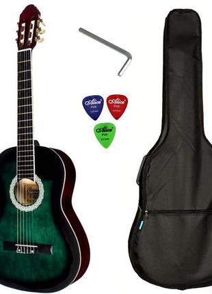 Набор гитара классическая bandes cg-851 gls + чехол + медиаторы
