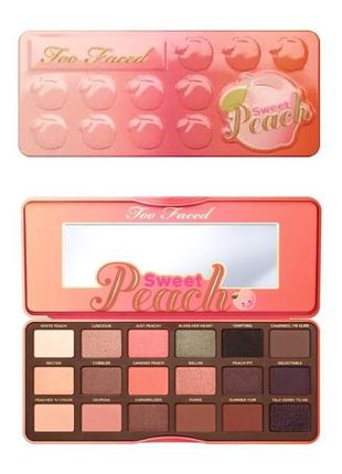 Тіні sweet peach від too faced2 фото