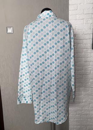 Ночнушка ночная рубашка в горох очень большого размера батал sleep, xxxl54-56р2 фото