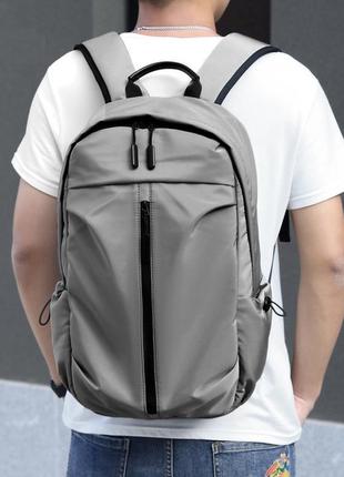 Чоловічий чорний великий рюкзак