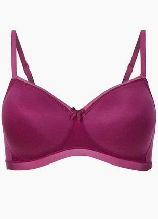 70-e  бюст-микрофибра без косточек, фуксия m&s