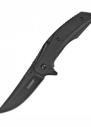 Нож складной с клипсой kershaw outright black 8320blk