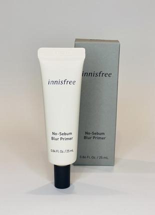 Матирующий праймер innisfree no-sebum blur primer 25 ml