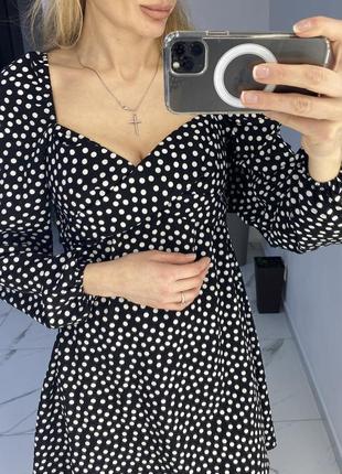 Сукня нова h&m ,сукня в горохи h&m 9