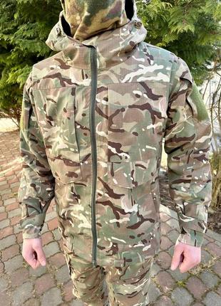 Куртка мультикам ріпстоп на флісі