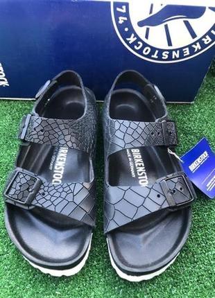 Босоножки birkenstock milano-exquisite kroko black