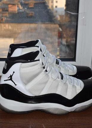 Nike air jordan 11 retro 'concord мужские кроссовки джордан