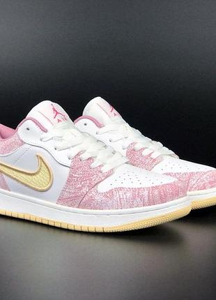 Женские кожаные кроссовки nike air jordan #найк