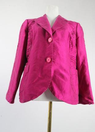 Vera mont пиджак шелковый винтаж