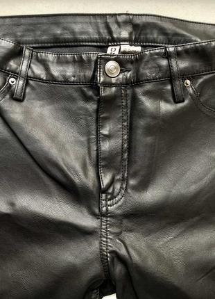 Кожаные брюки h&amp;m2 фото