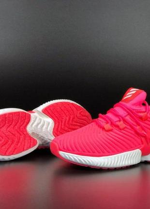 Женские спортивные розовые кроссовки adidas alphabounce 🆕 адидас3 фото