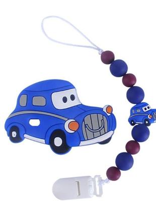 Прорізувач машинка силіконові намисто 26см синій, wd210715(blue)