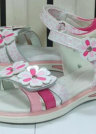 Ортопедические босоножки сандалии летняя обувь для девочки 326 сказка р.252 фото