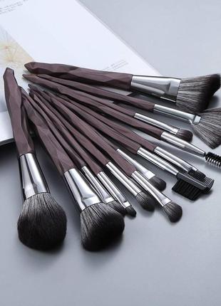 Набір пензликів для макіяжу (на 13 шт.)