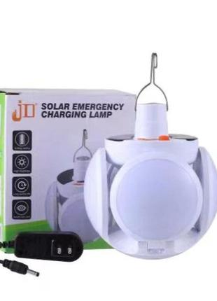 Светильник led лампа, кемпинговый фонарь на солнечной батарее, usb, 2029/zg-5