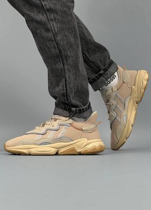 Adidas originals ozweego beige10 фото